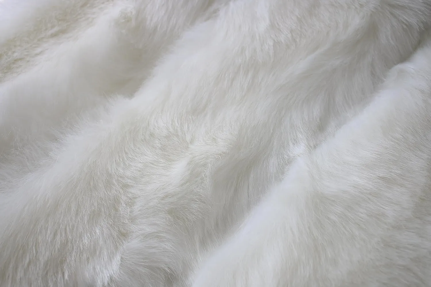 UMREN Women's Luxury Party Faux Fox Fur Long Shawl Cloak Cape for Winter
