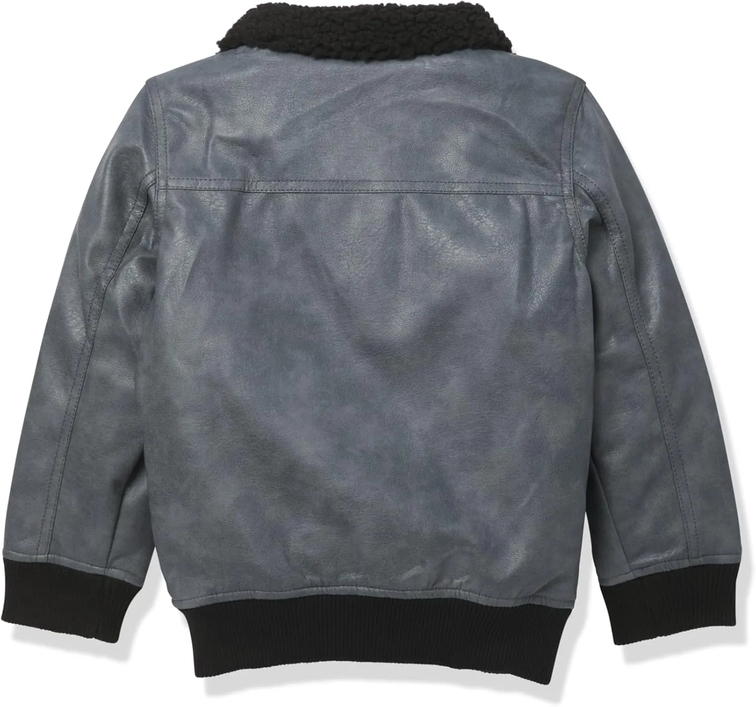 URBAN REPUBLIC Boys Faux Leather Aviator Jacket
