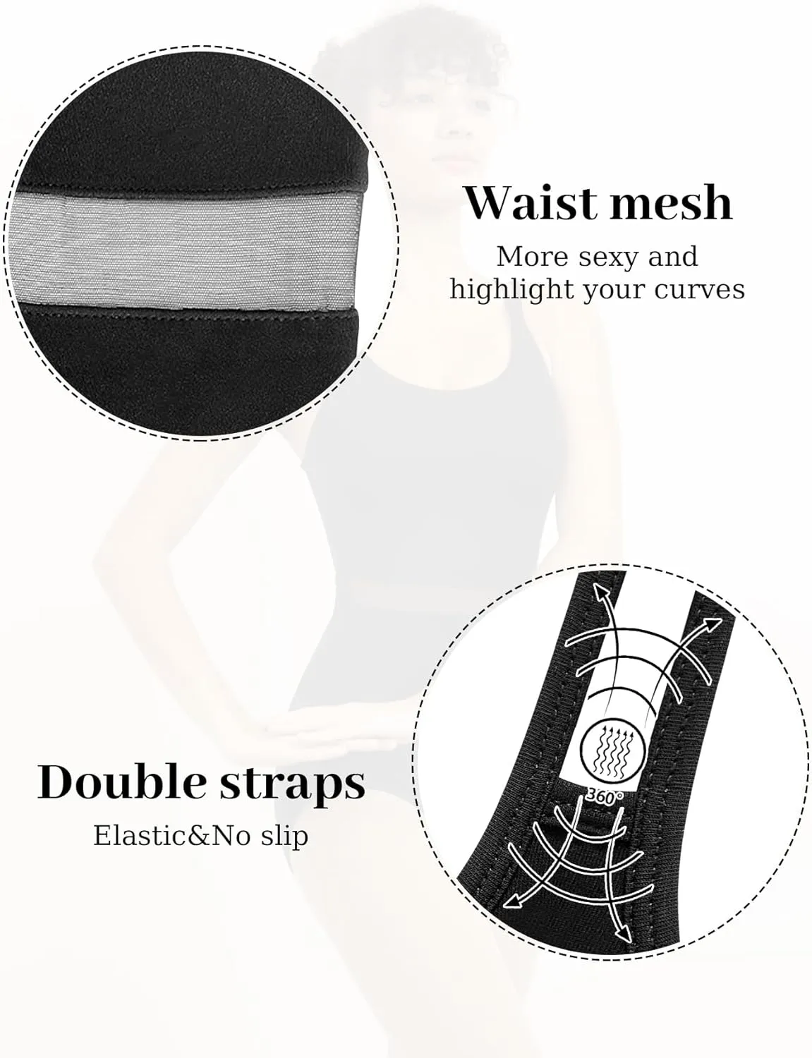 Women Long Sleeve Dance Leotard for Ballet V-Mesh Mock Neck Dancewear,Water-drop Hollow Back,Chest Lining