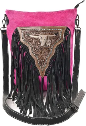 Women Natural Cowhide Leather Hand Bag With Adjustable Detachable Strap Leather Massenger Handbag