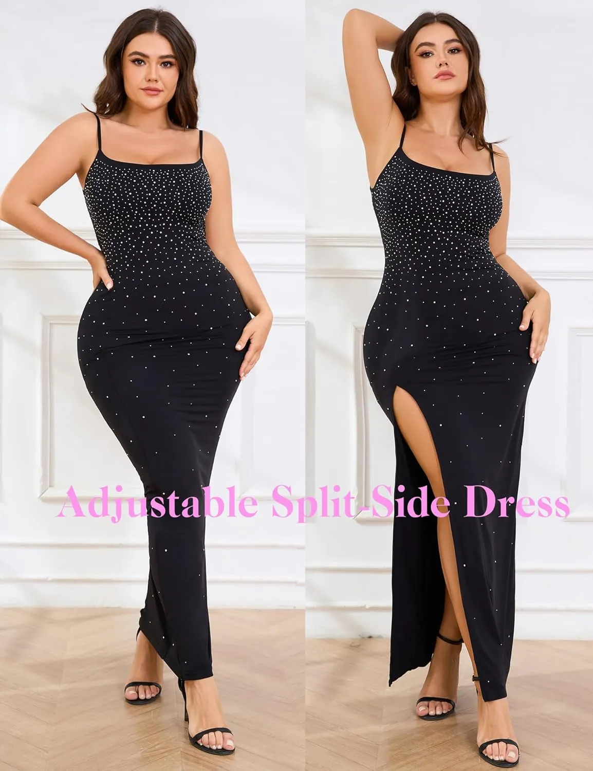 Women's Bodycon Maxi Dress 2025 Elegant Classy Formal Wedding Guest Gala Cocktail Party Tight Fitted Dresses