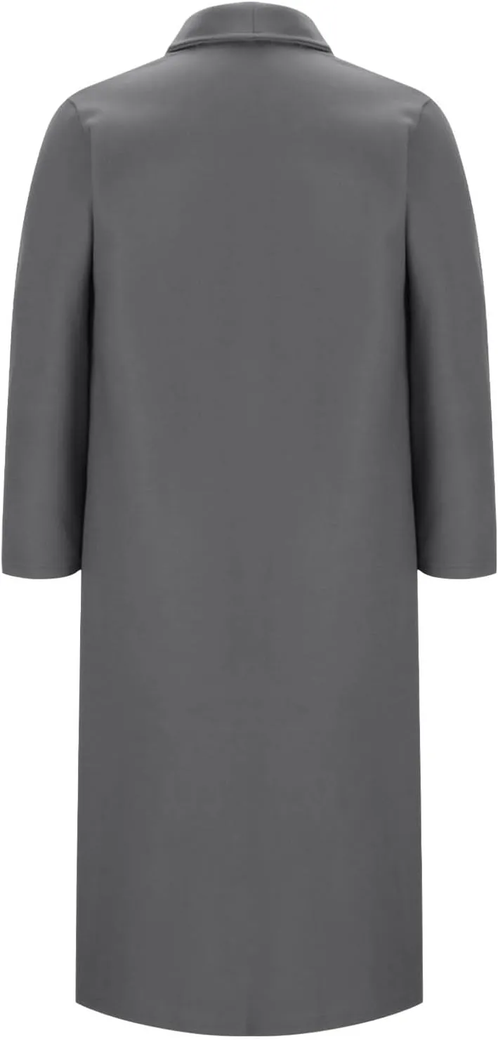 Womens Long Pea Coats Solid Color Winter Warm Trench Coat Bussiness Casual Jackets Outerwear Elegant Loose Coats