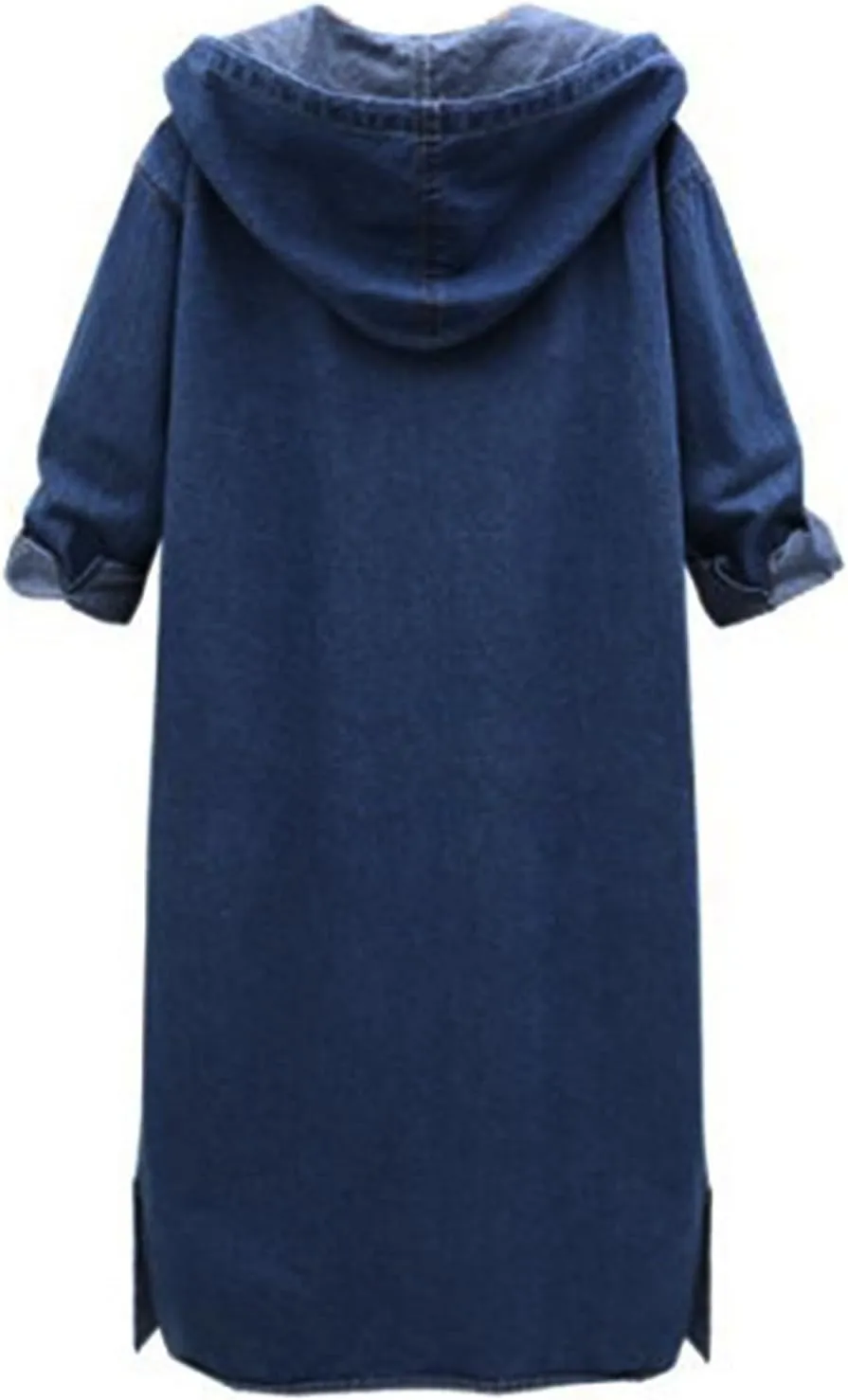 Womens Single Breasted Long Trench Coat Size Denim Lady Plus Jacket Coat Womens Women Double Breasted Classic Lapel