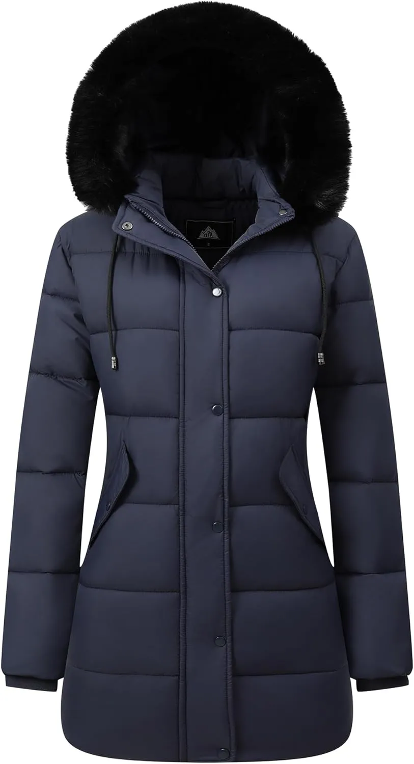 Women's Warm Winter Coat Waterproof Long Puffer Jacket Thickened Down Jacket