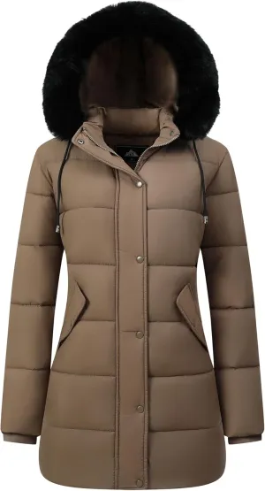 Women's Warm Winter Coat Waterproof Long Puffer Jacket Thickened Down Jacket