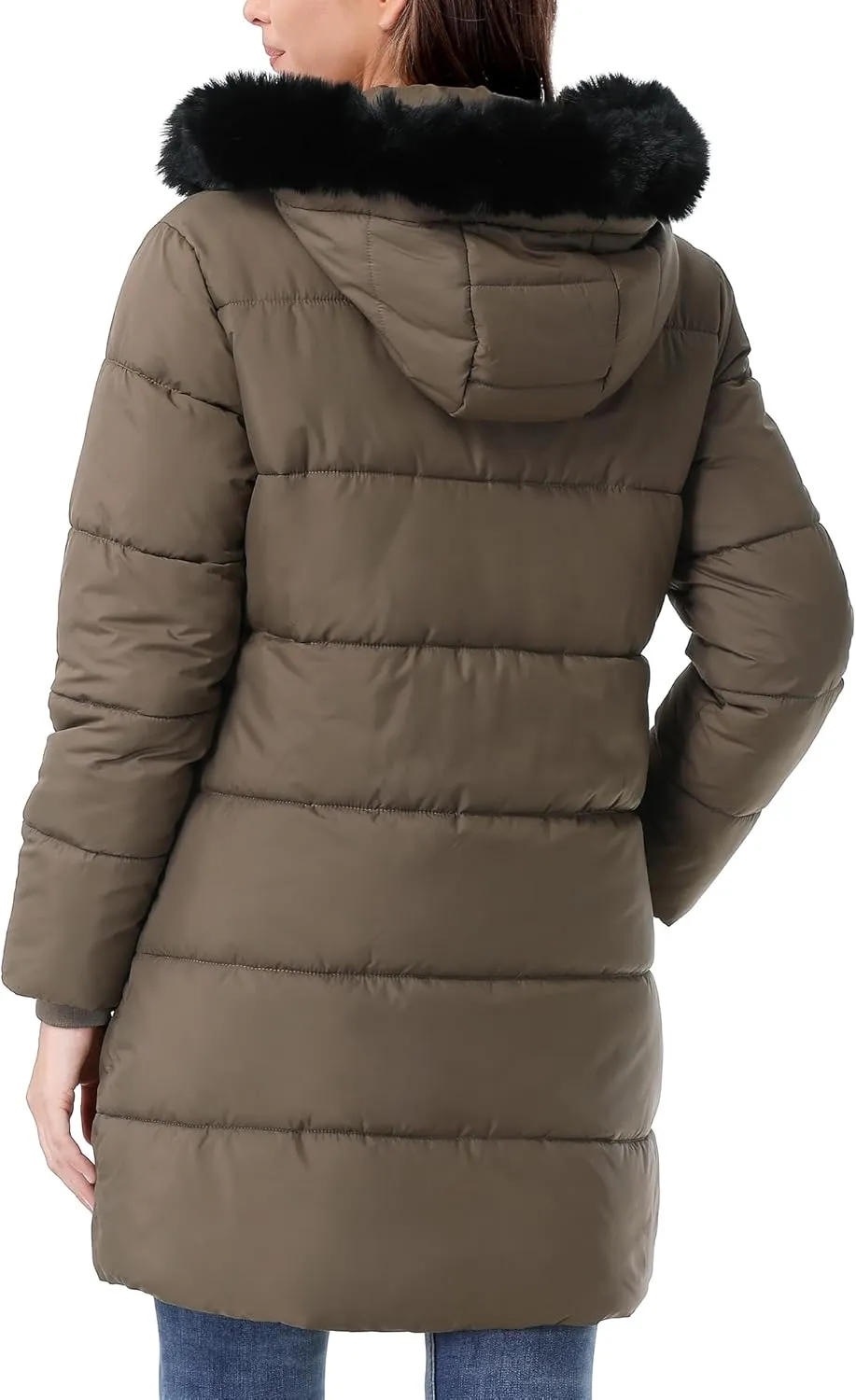 Women's Warm Winter Coat Waterproof Long Puffer Jacket Thickened Down Jacket