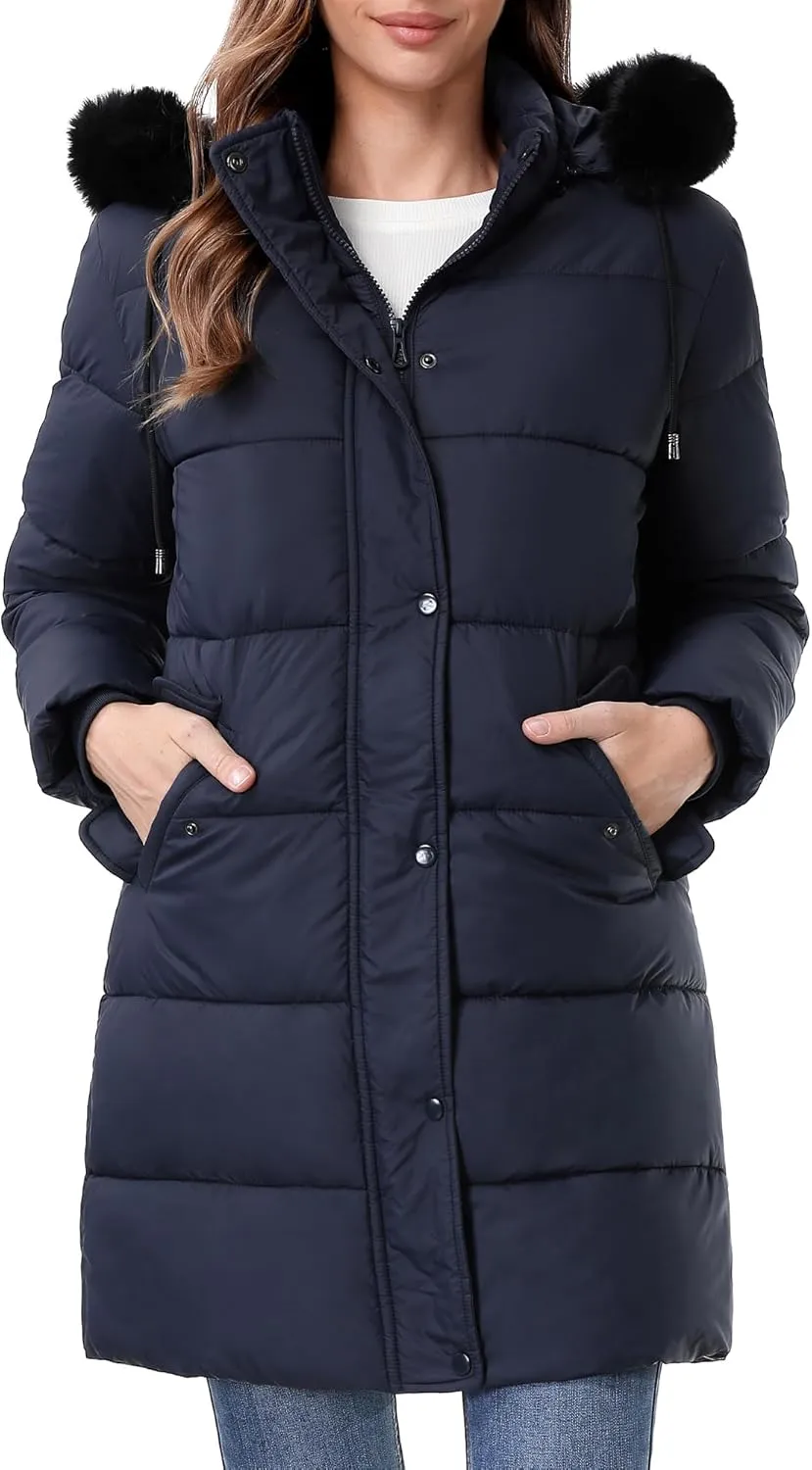 Women's Warm Winter Coat Waterproof Long Puffer Jacket Thickened Down Jacket