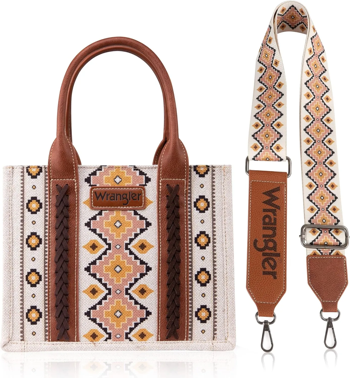 Wrangler Tote Bag for Women Western Aztec Purse and Handbag Set