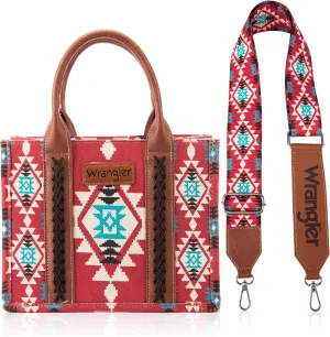 Wrangler Tote Bag for Women Western Aztec Purse and Handbag Set
