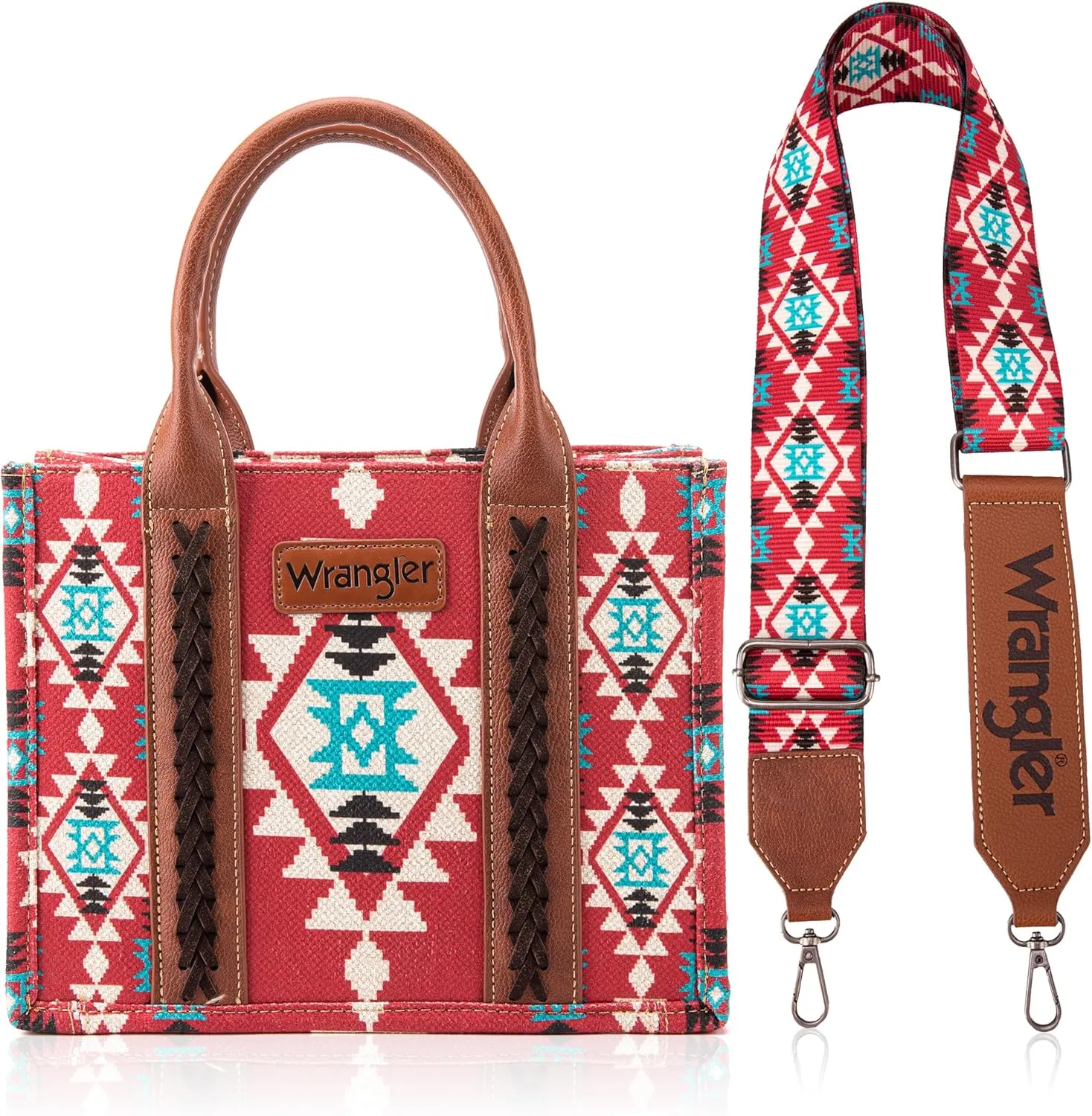 Wrangler Tote Bag for Women Western Aztec Purse and Handbag Set