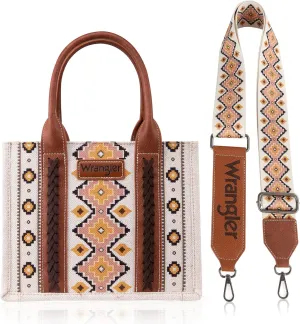 Wrangler Tote Bag for Women Western Aztec Purse and Handbag Set