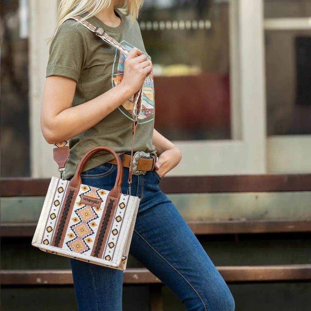 Wrangler Tote Bag for Women Western Aztec Purse and Handbag Set