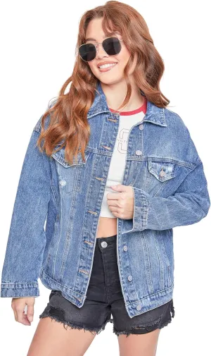 YMI Jeans Women's Oversized Denim Jacket